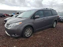 Toyota Sienna XLE Vehiculos salvage en venta: 2015 Toyota Sienna XLE