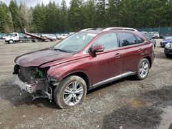 Lexus RX350 salvage cars for sale: 2015 Lexus RX 350 Base