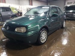 Volkswagen Vehiculos salvage en venta: 1999 Volkswagen Cabrio GLS