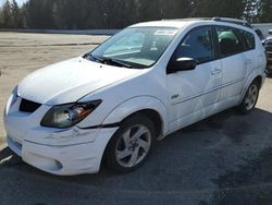 Salvage cars for sale from Copart Arlington, WA: 2004 Pontiac Vibe