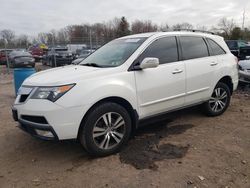 Vehiculos salvage en venta de Copart Chalfont, PA: 2012 Acura MDX Technology