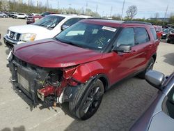 Salvage cars for sale at Bridgeton, MO auction: 2017 Ford Explorer XLT