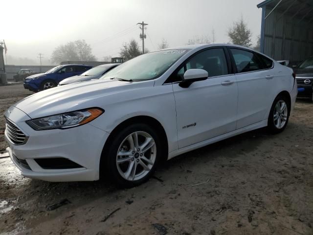 2018 Ford Fusion SE Hybrid