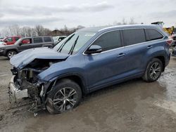 Salvage cars for sale from Copart Duryea, PA: 2016 Toyota Highlander XLE