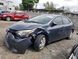 Salvage cars for sale from Copart Opa Locka, FL: 2015 Toyota Corolla L