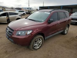 Salvage cars for sale at Colorado Springs, CO auction: 2009 Hyundai Santa FE GLS