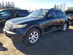 Salvage cars for sale from Copart Bowmanville, ON: 2005 Infiniti FX35