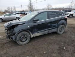 Salvage cars for sale from Copart Montreal Est, QC: 2017 Ford Escape SE