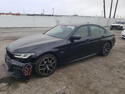 Salvage cars for sale at Van Nuys, CA auction: 2022 BMW 530E