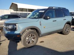 Salvage cars for sale at Fresno, CA auction: 2021 Ford Bronco Sport Badlands
