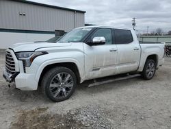 Salvage cars for sale from Copart Leroy, NY: 2022 Toyota Tundra Crewmax Capstone
