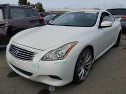 Vehiculos salvage en venta de Copart Martinez, CA: 2009 Infiniti G37 Base