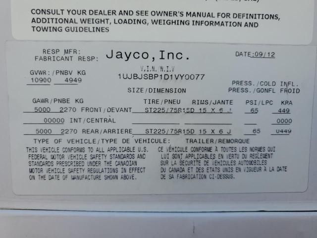 2013 Jayco Octane ZX