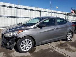 Vehiculos salvage en venta de Copart Littleton, CO: 2013 Hyundai Elantra GLS