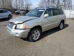 Salvage cars for sale at Portland, OR auction: 2006 Toyota Highlander Hybrid