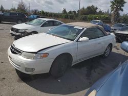 Salvage cars for sale from Copart San Martin, CA: 2001 Toyota Camry Solara SE