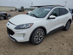 Salvage cars for sale at Temple, TX auction: 2020 Ford Escape Titanium