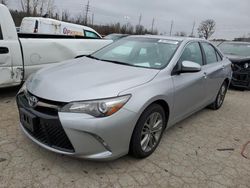 Salvage cars for sale at Cahokia Heights, IL auction: 2016 Toyota Camry LE