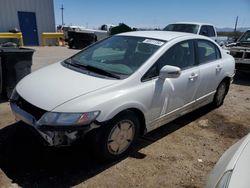 Salvage cars for sale from Copart Tucson, AZ: 2007 Honda Civic Hybrid