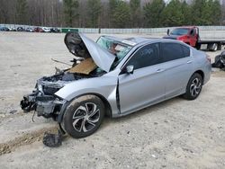 Salvage cars for sale at Gainesville, GA auction: 2017 Honda Accord LX