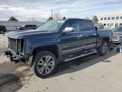 Salvage cars for sale from Copart Littleton, CO: 2018 Chevrolet Silverado K1500 LTZ