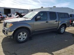 Salvage cars for sale from Copart Vallejo, CA: 2005 Nissan Frontier Crew Cab LE
