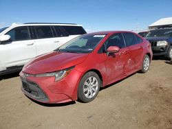 Salvage cars for sale at Denver, CO auction: 2021 Toyota Corolla LE