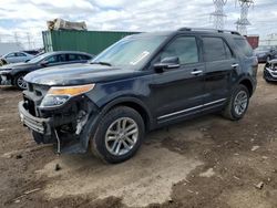 Ford Explorer salvage cars for sale: 2015 Ford Explorer XLT