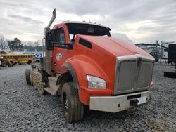 Salvage trucks for sale at Dunn, NC auction: 2021 Kenworth Construction T880