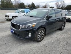 Salvage cars for sale at Madisonville, TN auction: 2017 KIA Sedona EX