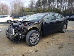 Salvage cars for sale at Waldorf, MD auction: 2016 Ford Fusion Titanium