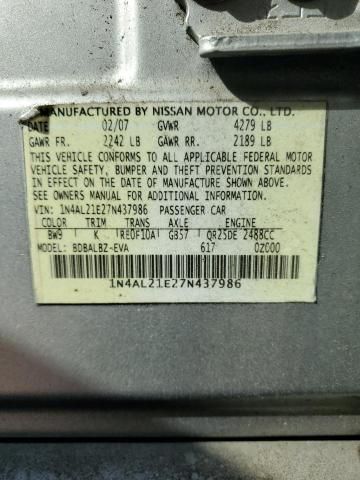 2007 Nissan Altima 2.5