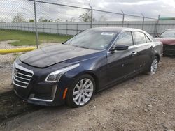 Salvage cars for sale from Copart Houston, TX: 2016 Cadillac CTS