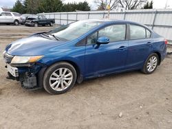 Honda Civic ex salvage cars for sale: 2012 Honda Civic EX