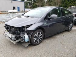 Salvage cars for sale from Copart Arlington, WA: 2017 Toyota Prius Prime