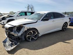 Salvage cars for sale at San Martin, CA auction: 2021 Honda Accord Sport SE