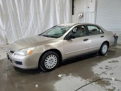 Salvage cars for sale from Copart Albany, NY: 2007 Honda Accord Value