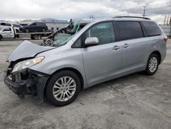 Salvage cars for sale from Copart Sun Valley, CA: 2015 Toyota Sienna XLE