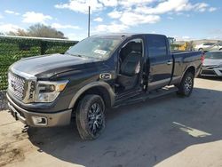 Salvage cars for sale at Orlando, FL auction: 2016 Nissan Titan XD SL