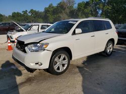 Salvage cars for sale from Copart Ocala, FL: 2009 Toyota Highlander Limited