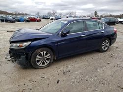 Salvage cars for sale from Copart West Warren, MA: 2015 Honda Accord LX