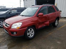 Salvage cars for sale from Copart Chicago Heights, IL: 2009 KIA Sportage LX