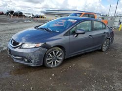 Salvage cars for sale from Copart San Diego, CA: 2015 Honda Civic EXL