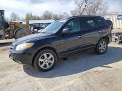 Salvage cars for sale from Copart Wichita, KS: 2007 Hyundai Santa FE SE