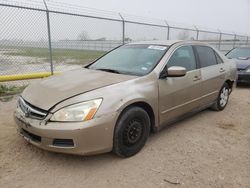 Honda Accord lx salvage cars for sale: 2007 Honda Accord LX