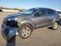 Salvage cars for sale from Copart Fresno, CA: 2017 KIA Sportage LX