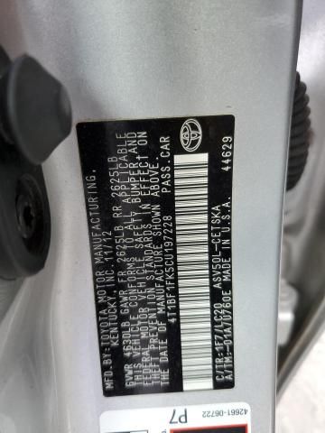 2012 Toyota Camry Base