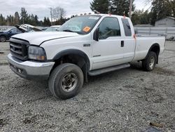 Ford F350 salvage cars for sale: 2001 Ford F350 SRW Super Duty