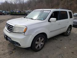 Salvage cars for sale from Copart Marlboro, NY: 2012 Honda Pilot Touring