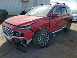 Salvage cars for sale at Tucson, AZ auction: 2021 Hyundai Santa FE Limited